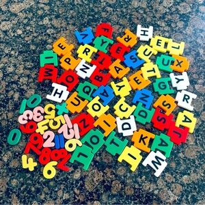 Toddler Little Kid Learning Magnets - Alphabet & Number Puzzle Magnets